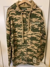 Vintage Ecko Unltd Hoodie 2XL Sweatshirt Full Zip Jacket Camo Rare