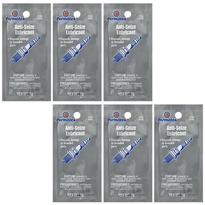 Permatex 09975 Counterman's Choice Anti-Seize Lubricant Single-Use 6x4g Pouches