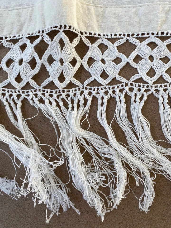 Deux Serviettes En Coton Lourd Avec Initiales Gt Brodé à la Main - Photo 4/4