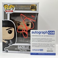 Sofia Boutella AUTOGRAPH Kingsman Secret Service ‘GAZELLE’ Signed Funko Pop ACOA