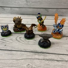 Lot of 6 Activision Giants Skylander Figures 2012-2014 Green Base Loose   