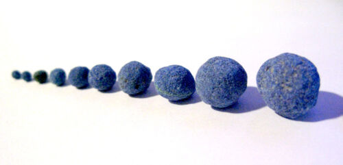 10 BlueBerries Azurite Ball Geode Crystal NODULE Mineral Specimen Blue Ball Mine - 第 1/7 張圖片