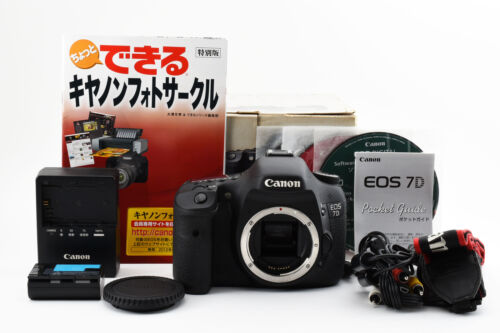 [MINT+ S/C:13528] Canon EOS 7D 18.0 MP Digital SLR Camera Black Body  From JAPAN - Afbeelding 1 van 24