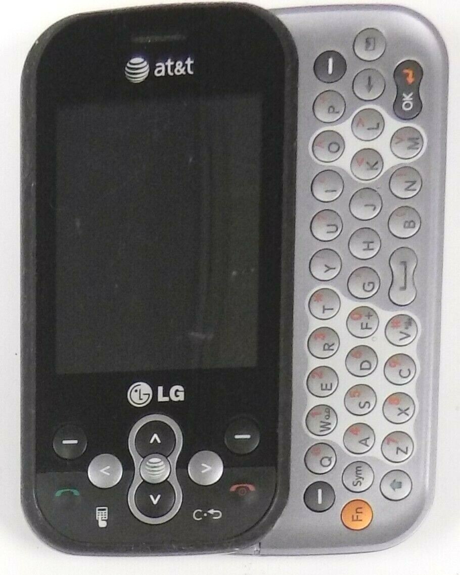 LG Neon GT365 - Black and Gray ( AT&T ) Cellular Slider Keyboard
