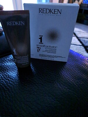 Redken Smooth Activator Step 1 Semi Permanent Glätter Trocken Widerspenstiges Haar 2 x 60 m