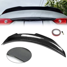 Rear Trunk Spoiler For 2014-2024 Infiniti Q50 Carbon Fiber Painted PSM STYLE