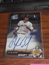 Dylan Busby SP Rookie Auto Pittsburgh Pirates 2018 First Bowman