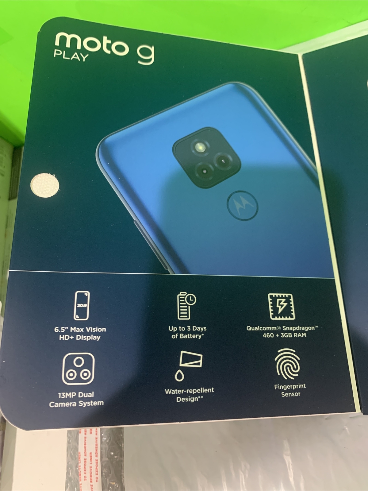 Motorola Moto G Play 32gb 2021 Factory Unlocked Misty Blue Mc36e for