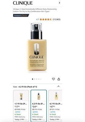 Clinique 3-Step Dramatically Different Daily Moisturizing Lotion+ For Dry to Dry