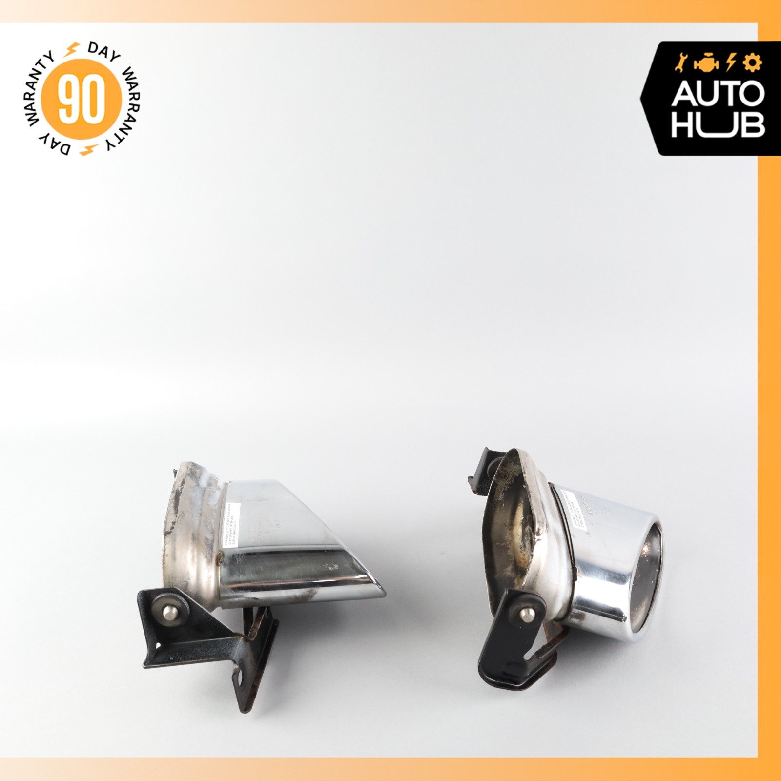 Bentley Continental Flying Spur Exhaust Muffler Tips Left and Right Set OEM 58k