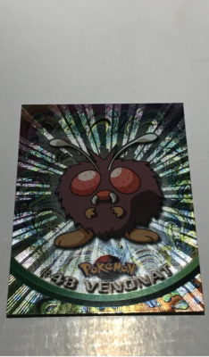 TOPPS POKEMON - #48 VENONAT - 1X (HOLO FOIL) 1999 TV ANIMATION