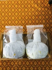 Thai Herbal Compress Ball Massage Relieves Body Pain Relaxing ,Thai wisdom2x100g