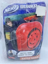 Nerf Bunkr Battle Zones Inflatable Battle Chairs Red- 30" x 30" x 21"