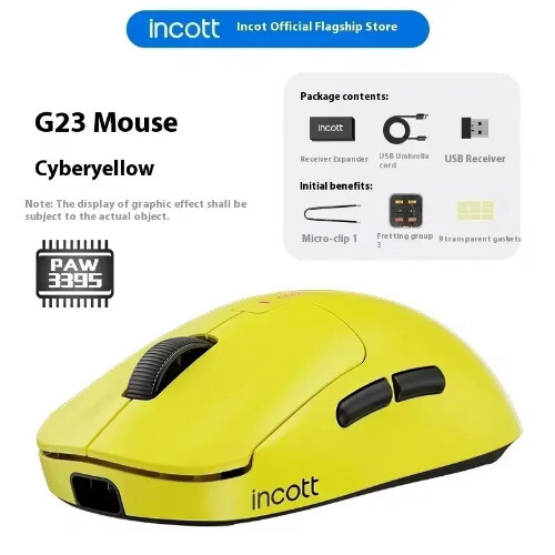 Wireless Dual Mode Mouse with 8K PAW3950 Sensor Fast Charging Hot Swap-image