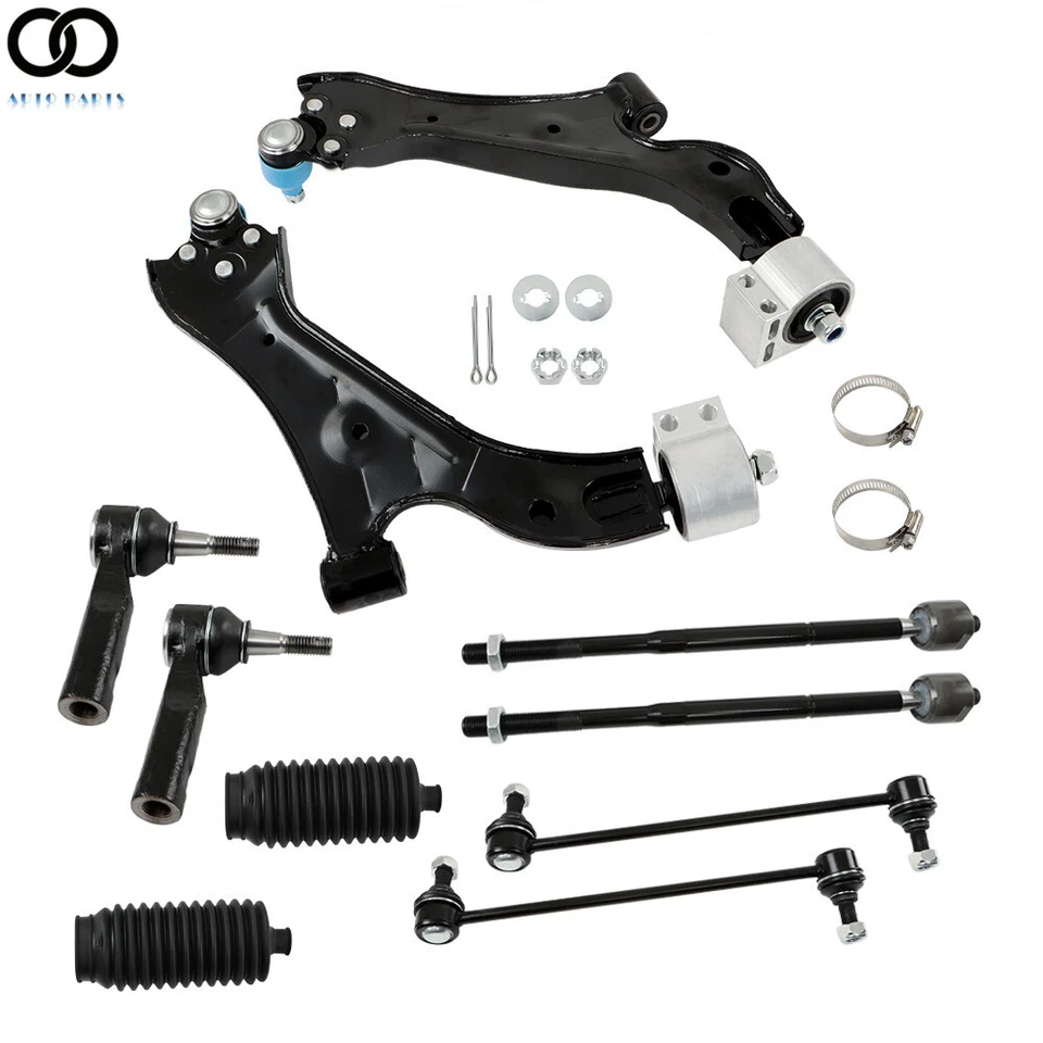 Brazo de control inferior delantero para 07-08 Suzuki XL7 con rótula barra estabilizadora barra de amarre 10 piezas Foto 2 de 4