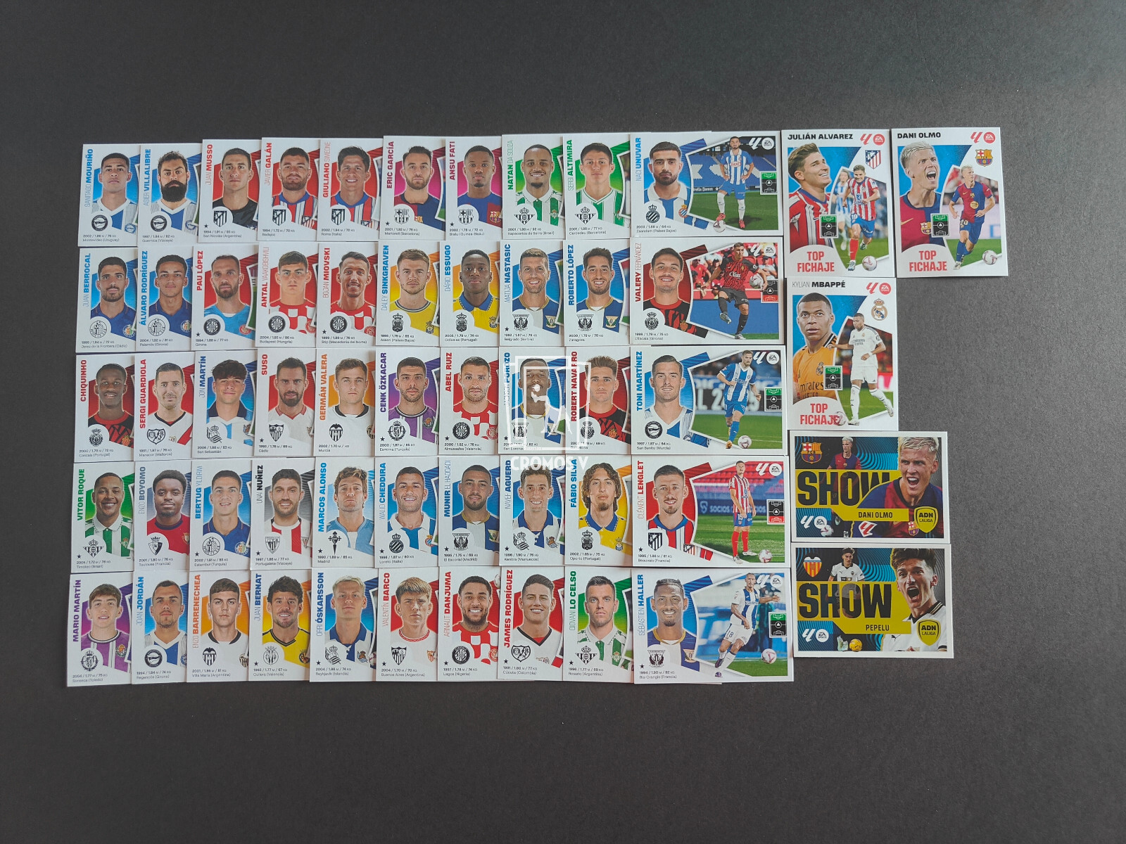 ELIGE TUS CROMOS DE SEGUNDA TERCERA Y CUARTA EDICION + UF LIGA ESTE 2024 2025 25