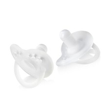 Lot of 4 Evenflo Feeding Balance Cylindrical Baby, Newborn and Infant Pacifiers