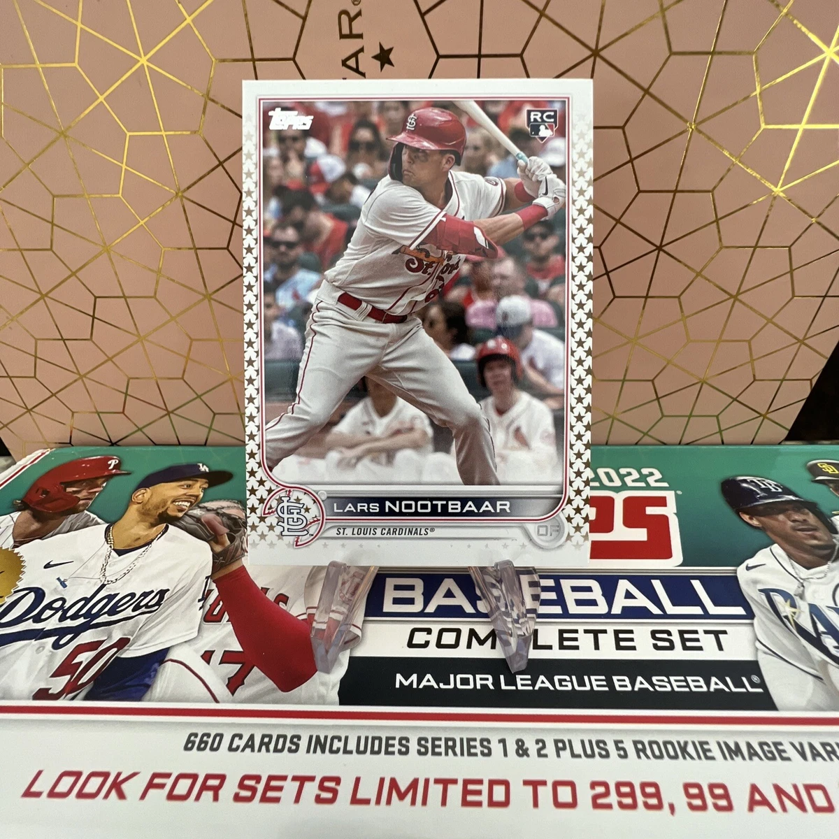 2022 Topps Baseball Gold Star Parallel #58 Lars Nootbaar Rookie Card (RC)