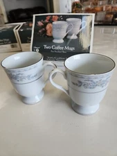 Somerset Two Cofee Mugs Cups  Set By NL Excel SET of 2 Fine Porcelain China 