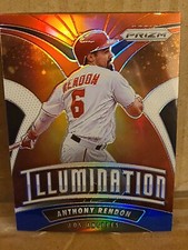 2020 Anthony Rendon Red White Blue Refractor Panini Prizm Illumination Insert 