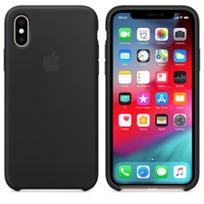 Genuine Brand New Apple iPhone XS MAX Silicone Case- Black
