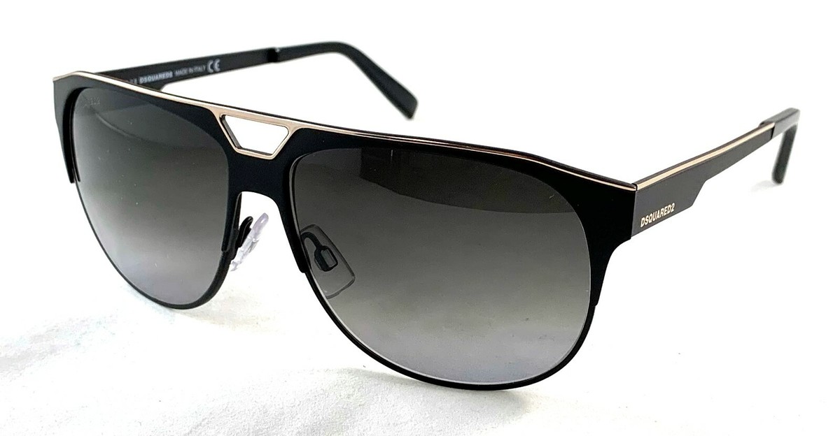 ?️Made in Italy! Dsquared DQ0017-25F  Sunglasses 60/13-130 / JLE619?️​ Dsquared2 DQ0137 DQ 0137 20N Grey/Green Sunglasses 59-14-140  main image 4