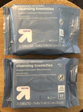 Up  Up Makeup Remover Cleansing Towelettes Wipes 2pk Total 50 Wipes
