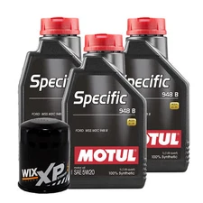 3L Motul SPECIFIC 948B 5W20 Wix XP Filter Motor Oil Change Kit API SN