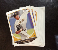 2013 Bowman Draft BDPP23 Blake Taylor 20 count lot Pittsburgh Pirates