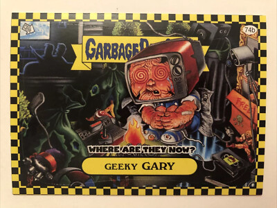 Garbage Pail Kids Topps 2010 Sticker Flashback Serie 1 Geeky Gary 74b