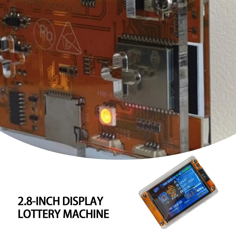 NMMiner 2.8 inch 1000K Hashrate BTC Solo LotteryCrypto Bitcoin Miner Solo Mini4L - Image 4 of 4