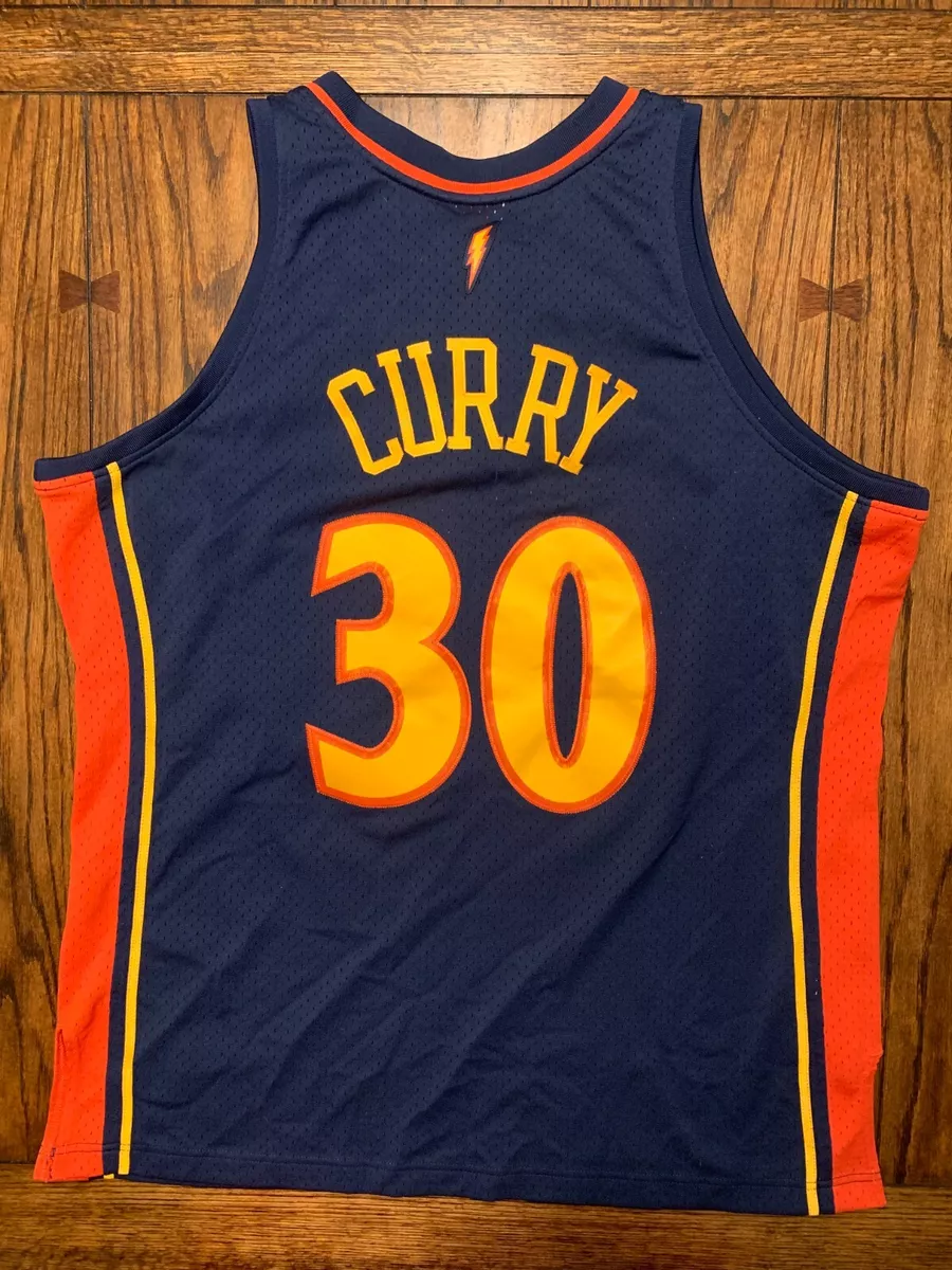 Stephen Curry Warriors Black Jersey Adult Men's New XL Mitchell & Ness