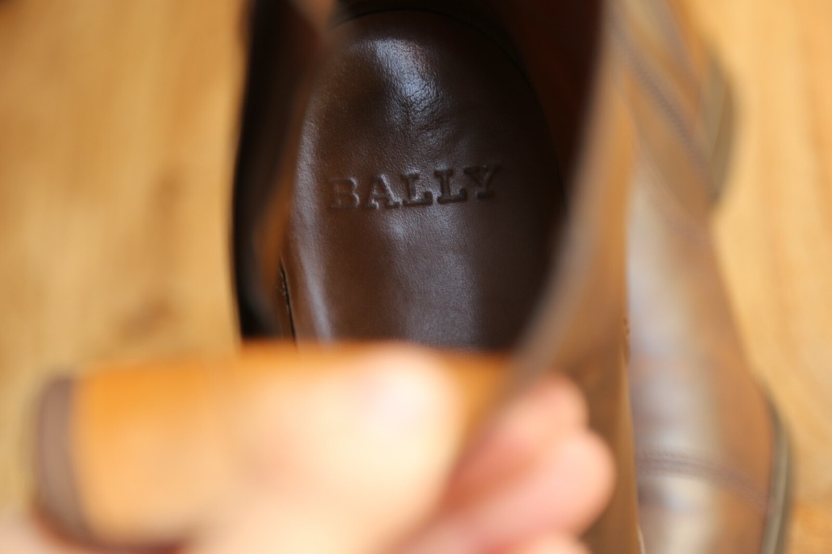 Bally Brown Leather Zip Up Boots Shoes Men's UK 7 US 8 EU 41 Bally Brown Leather Zip Up Boots Shoes Men's UK 7 US 8 EU 41