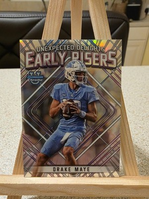 Drake Maye Rookie Card 2023 Bowman Chrome U Early Risers New England Patriots 