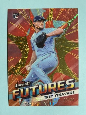 2026 Topps Finest Trey Yesavage Jays, LRC Finest Futures Gold Mini Diamond /50