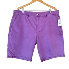 Joe  s Jeans Men Stretch Straight Kinetic Brixton Trouser Short Size 38 Lilac NWT