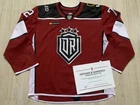 KHL Dinamo Riga Latvia Game Worn Hockey Jersey Dynamo LOA #72 SVANENBERGS
