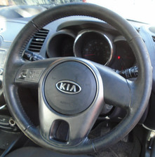 10 KIA SOUL MK1 1.6 STEERING WHEEL WITH SRS & CONTROLS 08-12 BREAKING CAR