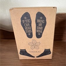 Vinakas Wine Me Socks Gift Box Black Men Versatile Design Novelty Socks