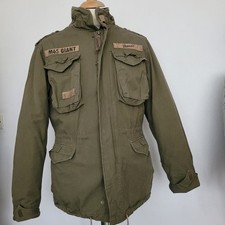 Giacca da campo gigante Brandit US Army Style M65 verde oliva, fedele alla taglia media