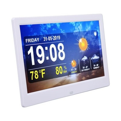 WLAN Wetteruhr, Zoll Digital Wecker Ständer für Senioren, Station UVP 72£