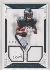 2017 Panini National Treasures Rookie Dual Materials 21/99 Mack Hollins #35 0v1