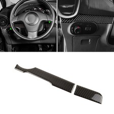 2x Kohlefaser Auto Haupttreiber Streifen Trim Für Seat Ibiza 6l 2003-2008 LHD