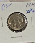 1937  US Buffalo Nickel 5c XF+ (Cleaned)