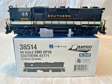 Rapido Trains HO Scale Southern GP38 with DCC & Sound