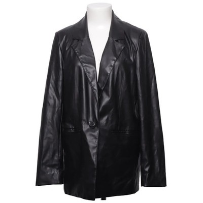 Threadbare, Blazer, Größe: 38, Schwarz, Polyester/Polyurethan, Einfarbig #B7x
