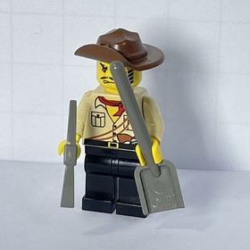 Lego Johnny Thunder Shovel PickAxe Adventurers Desert Minifigure Dino Research