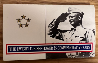 Commemorative Coin DWIGHT D. EISENHOWER dated  1990 Republic of the Marshall
