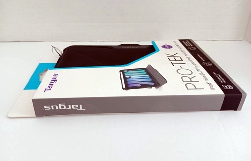 New Targus Pro-Tek For IPad Mini 6 Case Black THZ911US Antimicrobial Protection - Picture 3 of 3