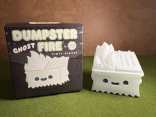 100% Soft Dumpster Fire Ghost Art Vinyl Figur...